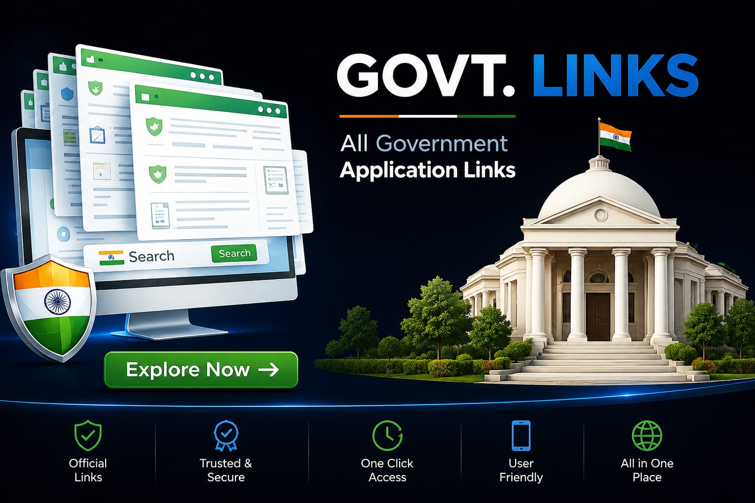 Government application links