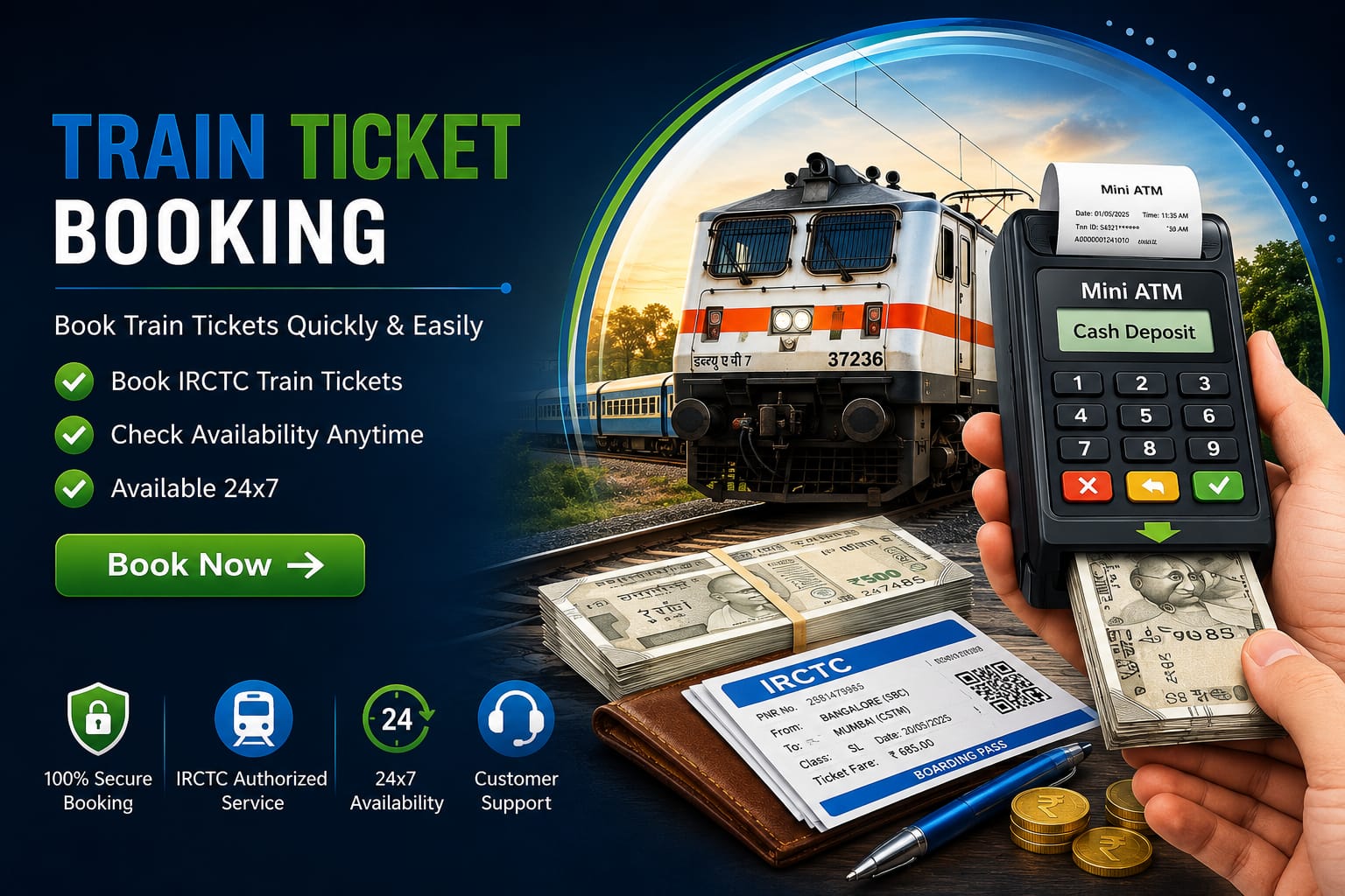 Train ticket booking