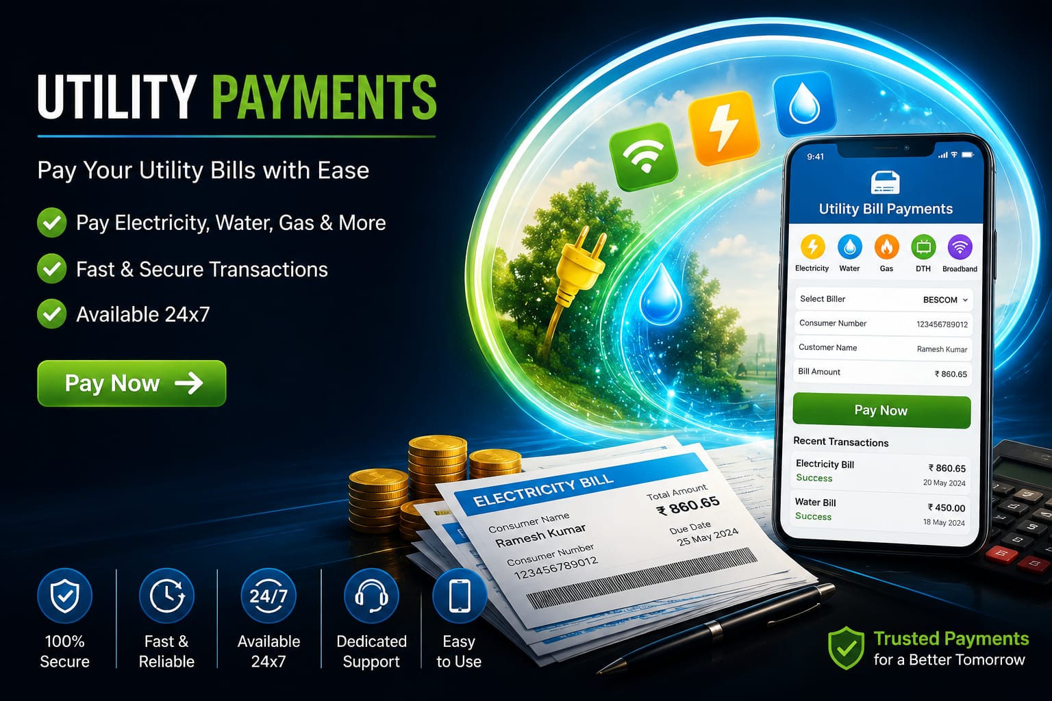 Utility payments